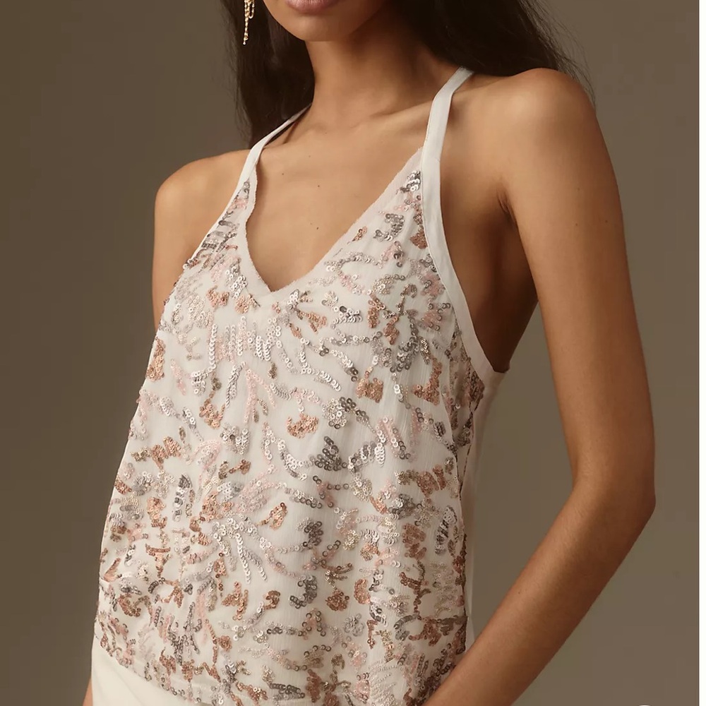 NWT Tiny Gwen Sequin Tank Size M - Picture 3 of 5